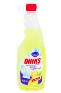 Oniks Засіб д/миття вікон та дзеркал 500гр цитрус запаска